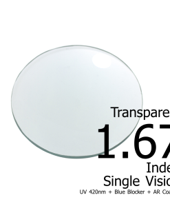 High Index 1.67 Blue Blocker Lens