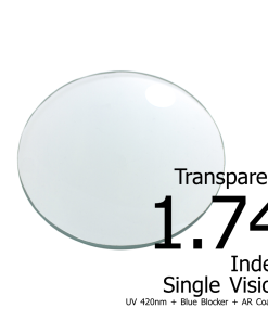 High Index 1.74 Blue Blocker Lens