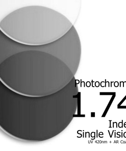 High Index 1.74 Photochromic Lens
